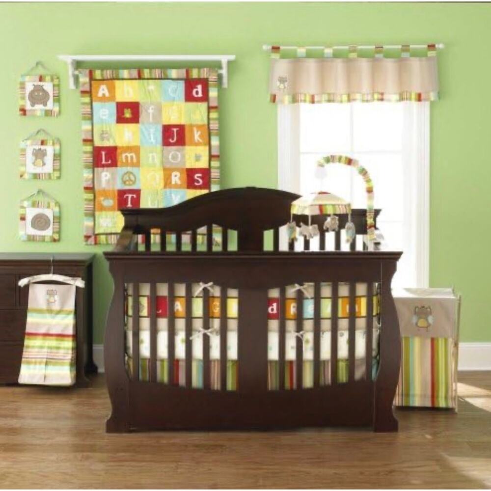 Too Good by Jenny A-Z 4 Pc Crib Bedding Set Alphabet NIP